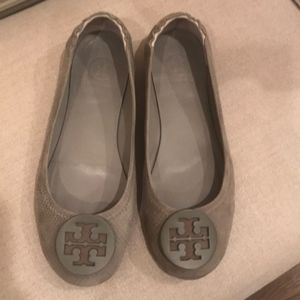 Tory Burch Minnie Suede Ballet Flats